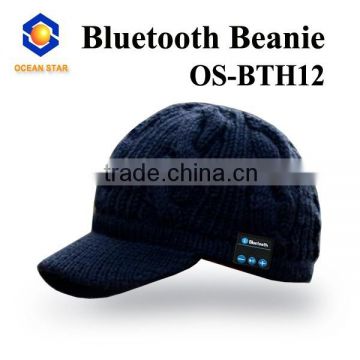 high quality bluetooth wireless beanie with speaker