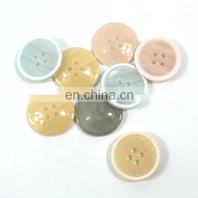 4 Holes 10Mm Suit Coat Pearl Plastic Buttons Resin