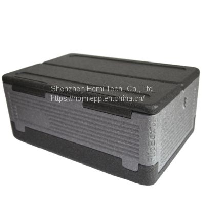 Foldable Insulated EPP flip Foam Cooler Box Chest Styrofoam Shipping Cooler Flip Box for Car,outdoor,camping Waterproof CANS