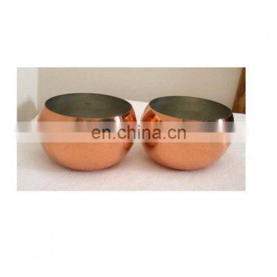 large bowl metal planters