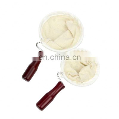 High Quality Cloth Coffee Filter for dipper with Handle