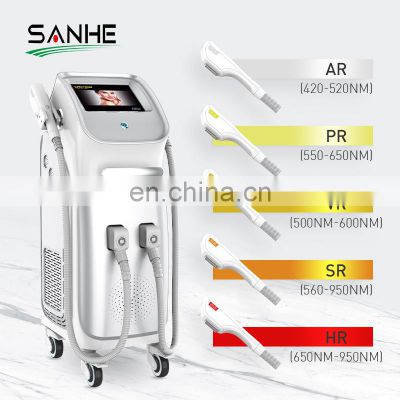 Professional Opt Dpl Ipl 2 In 1 Acne Treatment Scar Removal Dpl Hair Removal Beauty Machine With Advanced Cooling System