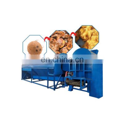 china factory coconut fiber processing extractor coconut fiber making machine