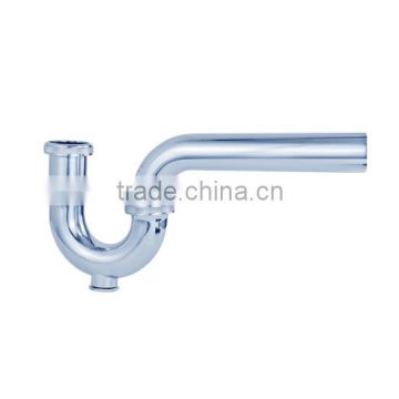 Brass siphon / Brass chrome finished 1 1/4 Siphon / Brass material chrome finished 1 1/4 P trap with outlet
