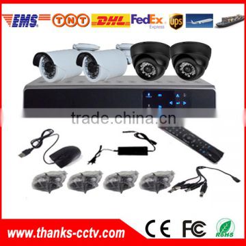 2016 hot sell onvif 4 channel nvr kit 720p hd , security camera system