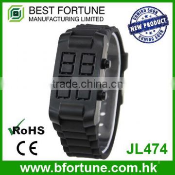 JL474 Promotional use cheapest led silicone watch