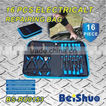 16pc electrical reparing bag tool