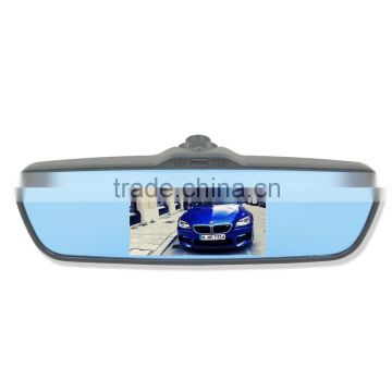 2014 New Android 4.4 system 5" LCD car Rearview mirror with GPS navigation, tracker , Bluetooth Radar Detector