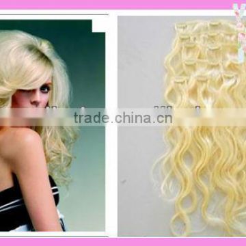 hot sell fashionable popular new design clip in hair extensions