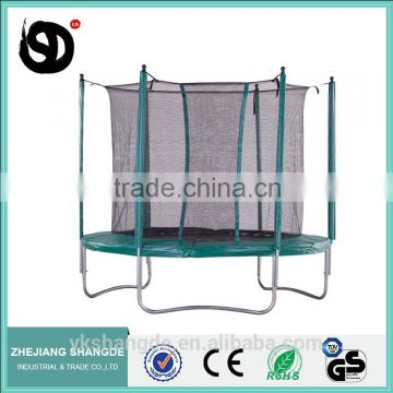 14 big heavy duty round trampoline round fitness mats with child safety net