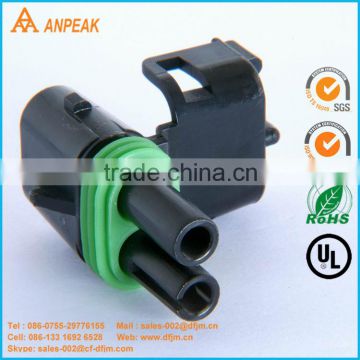 2Pin Plastic Electrical Wire to Wire Waterproof (IP68) Automotive Connector male female housing terminals seals