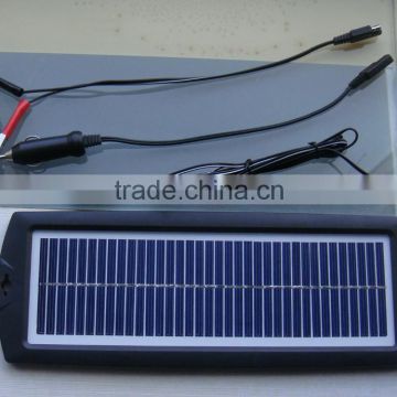 Portable Solar Charger For Car Battery,6W Battery Charger For Car Battery
