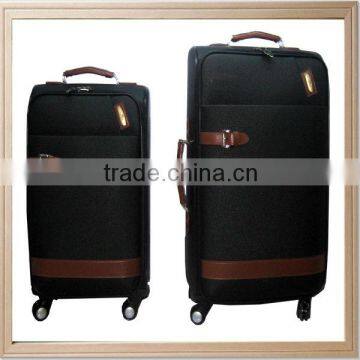 2013 New style PU Spinner Rolling Luggage set