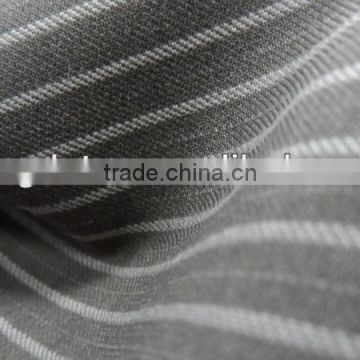 viscose and polyster stripe men TR suiting fabric