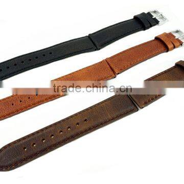 Customized DRAMA Vintage Oil Leather Watch Straps