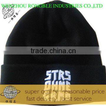 Top quality hotsell custom made acrylic beanie