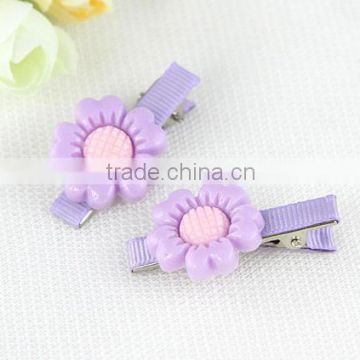 flower plastic hair clip kids hair accessories set