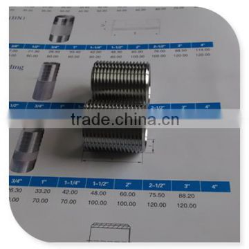 Chinese Manufacturer! 1/2" Parallel Thread Pipe Nipple for Brewing