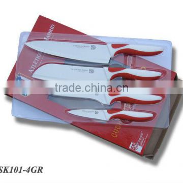 High quality ceramic coating knife set with gift box packed