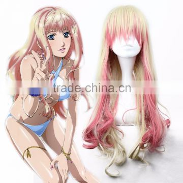 Brazilian Hairs Macross Series-Sheryl Nome 70cm Multi Color Long Cosplay Anime Wig