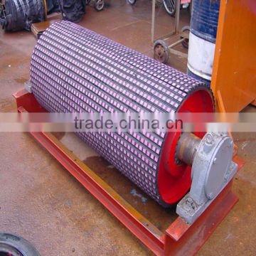 Corrosion&alkali resistant ceramic lagging rubber conveyor belt manufacturer/rubber belt conveyor