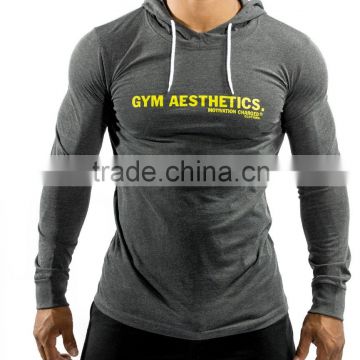 muscular gray fit shirt