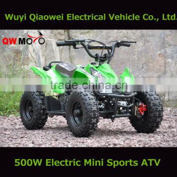 QWMOTO Kids Electric Mini Bike Mini Quad Bike Electric Mini ATV bike with CE