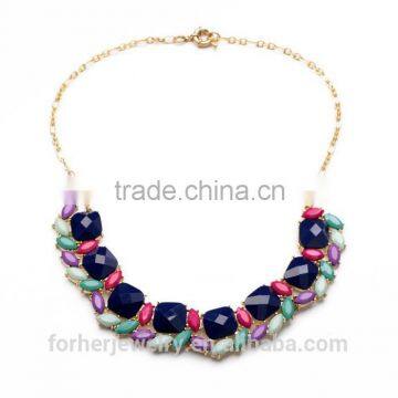 Hot selling fashion handmade chunky pearl necklaces SKA4702