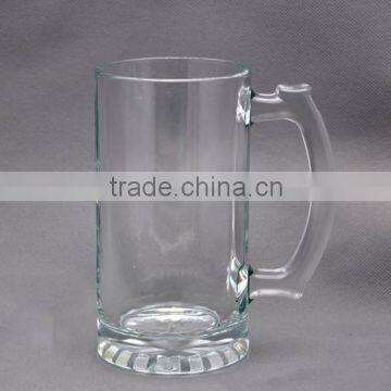 Customized big beer Glass mug, Beer mug cup, Glass drinking mug, Promotional mugs, PTM2051