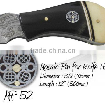 Mosaic Pins for Knife Handles MP 52 (3/8") 9.5mm