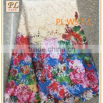 2015 latest best selling embroidery and textile lace for fashion dress