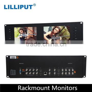 Standard 2 Unit Rack Mount Size 7 inch SDI Monitor RM-7028S