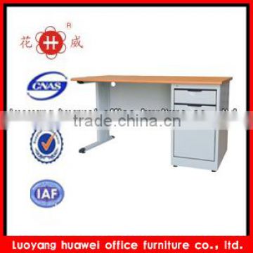 Simple steel KD multifunction cheap modern office desk specifications with single cabinet