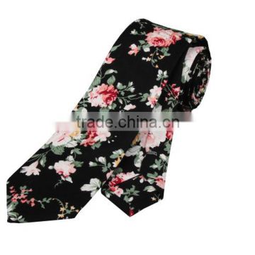 Men's Silk Jacquard Floral Necktie