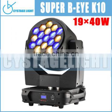 New Lights 19x40W K10 Super Bee Eye LED moving head Light