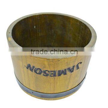 2016 Wholesale custom handmade decorative wooden ice bucket