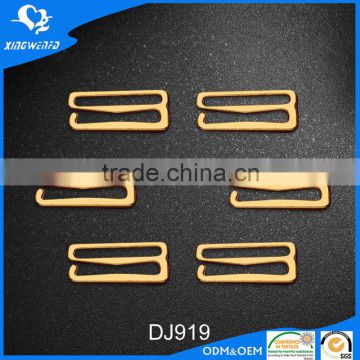Gold plated metal hooks for bra strap adjuster 19mm