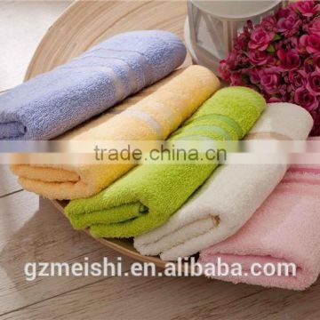 100% cotton face towels for home gift packing towel