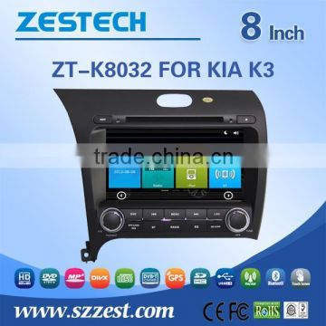 GPS digital media player car accessores For Kia K3 with Win CE 6.0 system 800MHz 3G Phone GPS DVD BT
