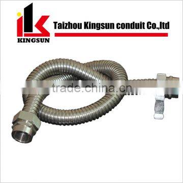 Flexible corrugated pvc coated metal steel conduit