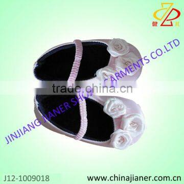 new arriver flower baby flat shoes made in china