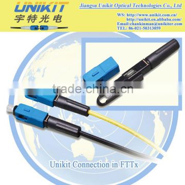 SC Type Mini Fiber Optic Fast Connector ~UNIKIT MRSC250PLW Optical Equipment