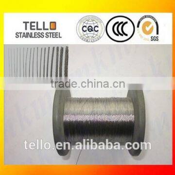 Hot 304-5.0mm 1x19 stainless steel wire rope