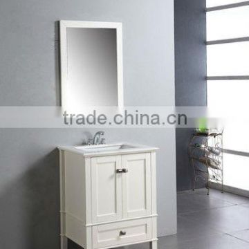 24 Inch White Traditional Single Sink Bathroom Vanity LN-S5143