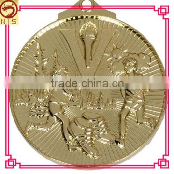 custom wholesale gold marathon medal