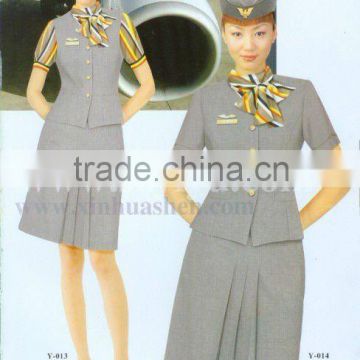 Customize elegant Stewardess Airline Uniform