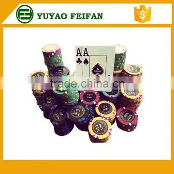 color chip triangle pattern cheap colorful clay poker chip