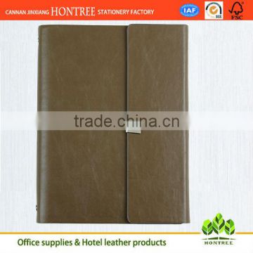 hard cover loose leaf notebook with environmentally friendly paper