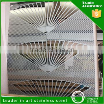 3d wall panels colored stainless steel elevator bucket
