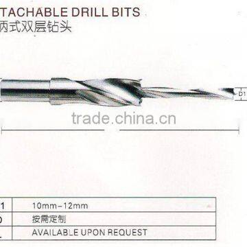 straight shank solid carbide woodworking twist drill bits with high quality
